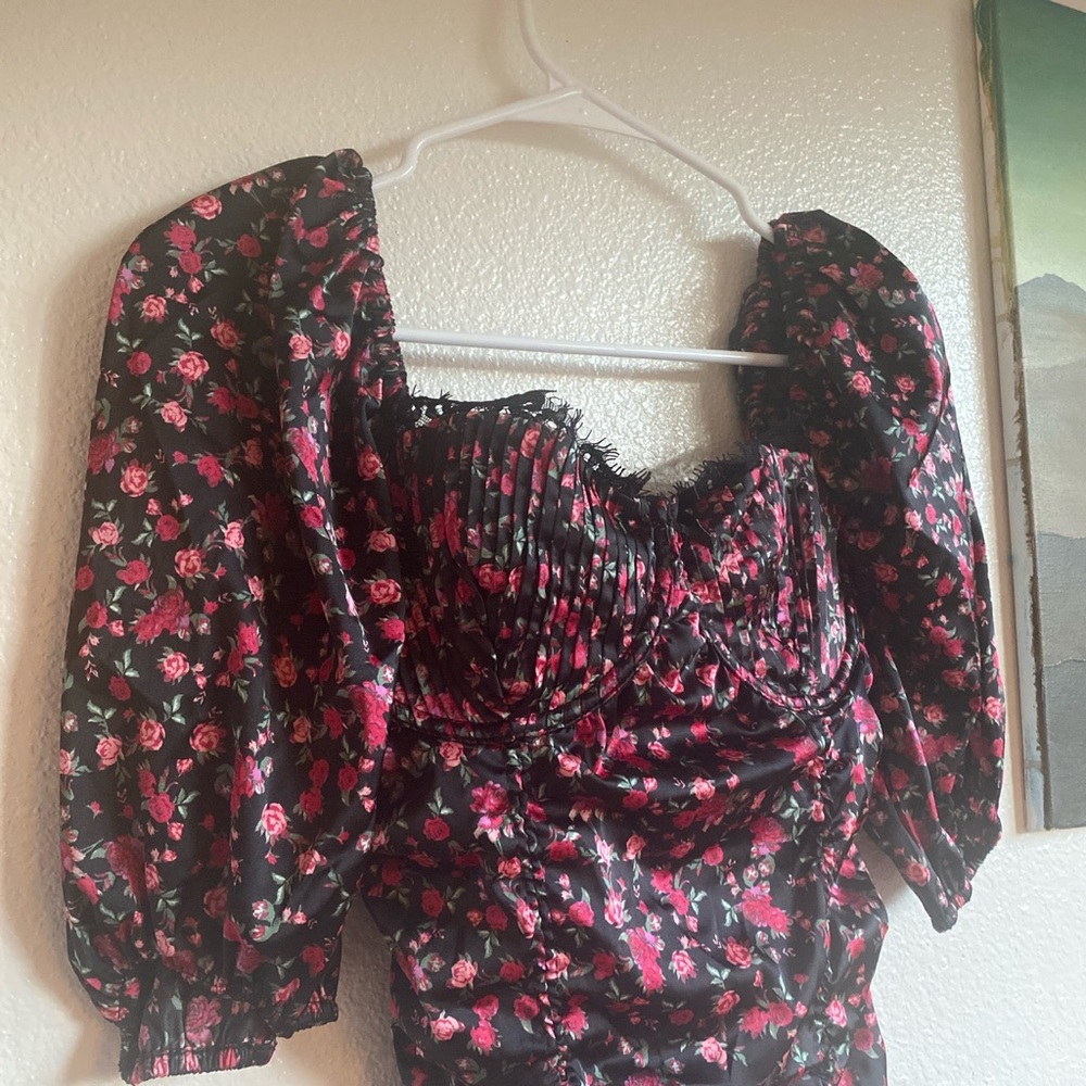 For love and lemons rose dress size small
